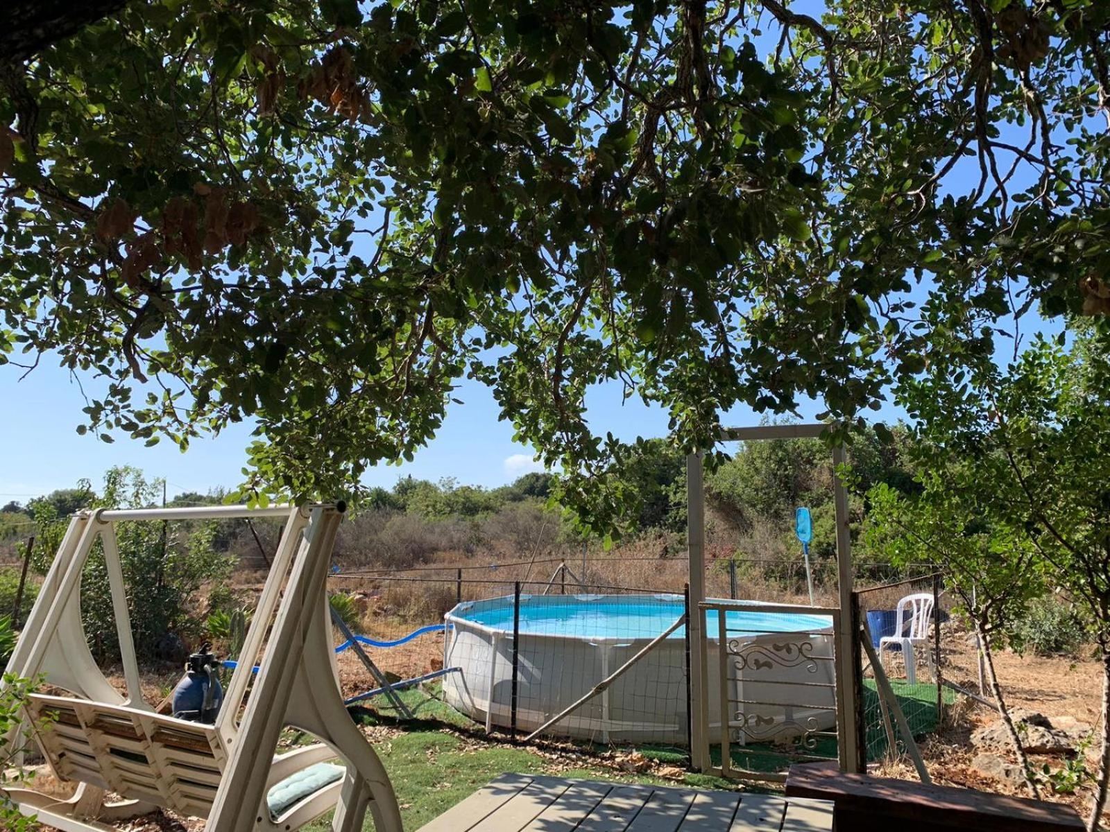 בקתת עץ בחורש במנות - דום גיאודזי - Wooden Cabin In Manot Kültér fotó